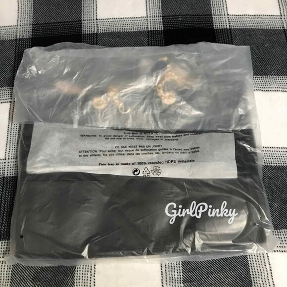 VS FASHION SHOW 2025 BACKSTAGE DOUBLE HANDLE TOTE BLACK/GOLD RHINESTONES LOGO - Picture 6 of 7